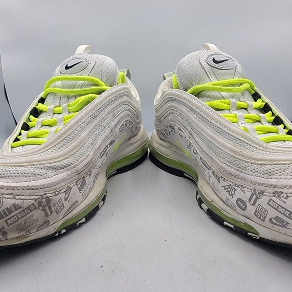 Nike Air Max 97 Mens 11.5 White Reflective All Over Logo Sneaker Shoe DH0006-100 main image 13